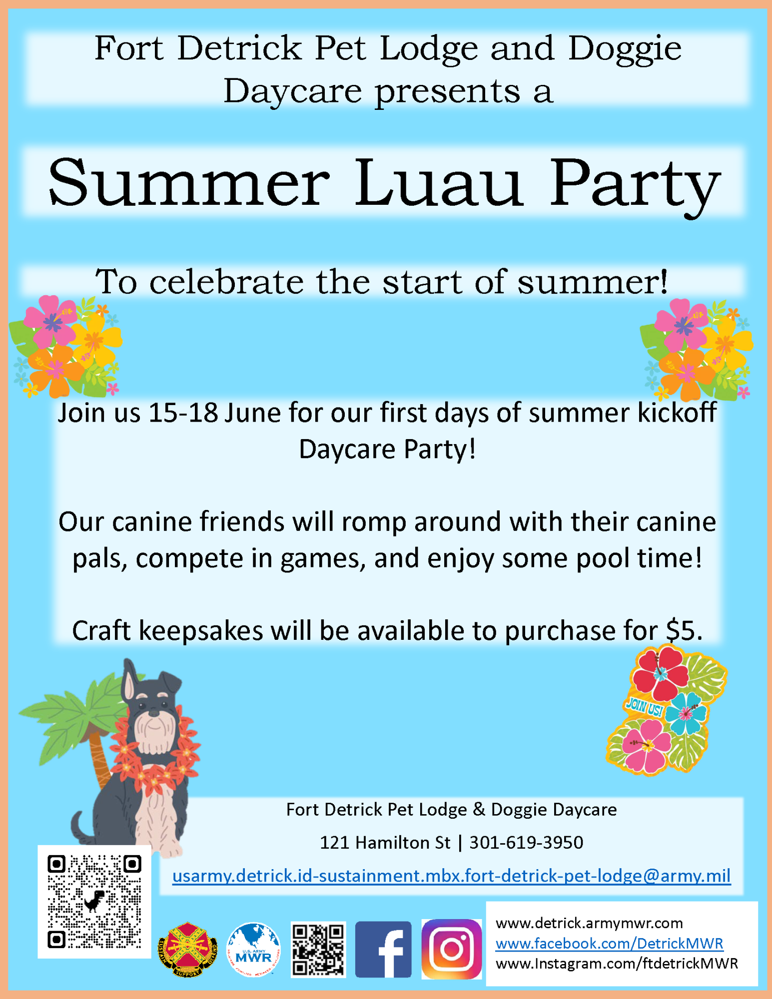 Kennel Luau Party