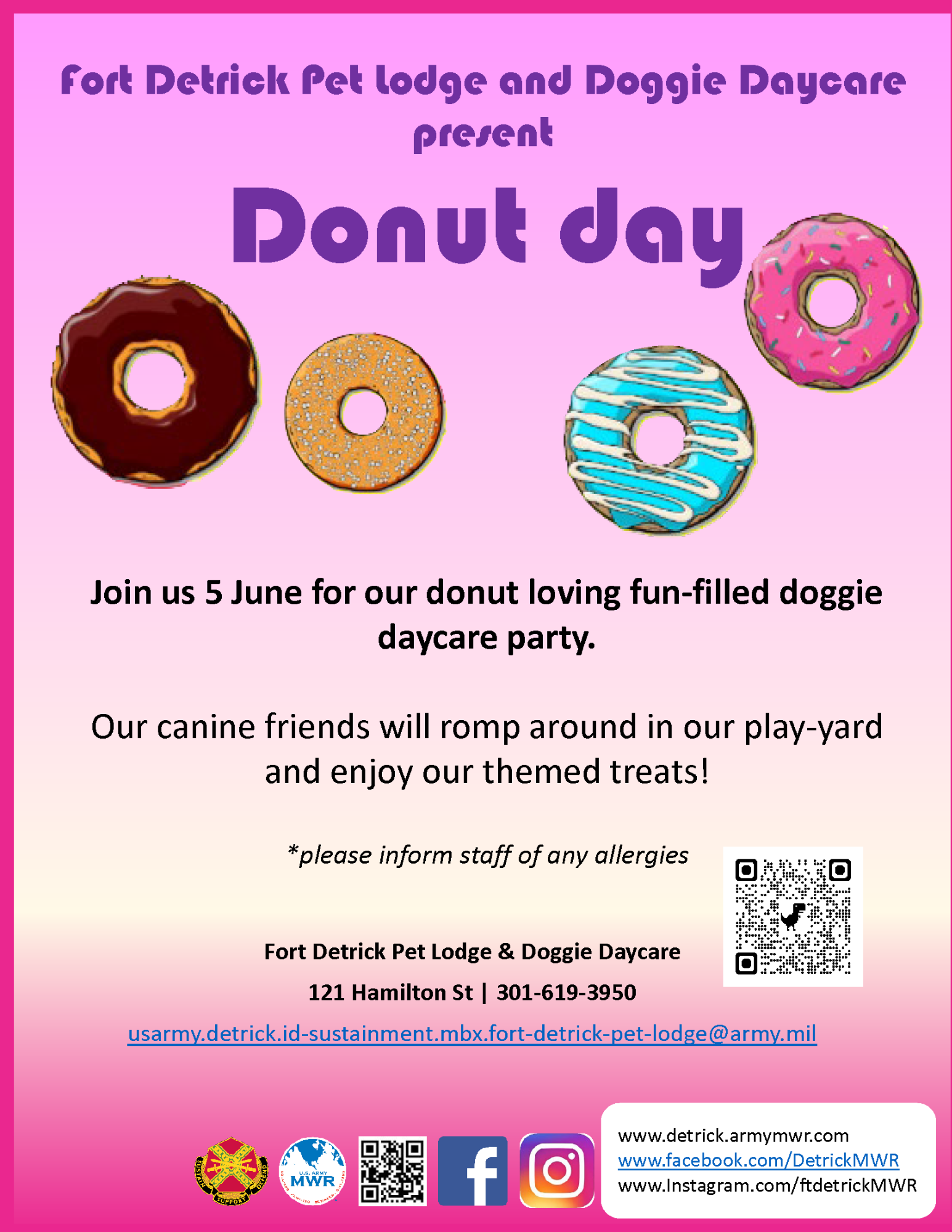 Kennel Donut Day